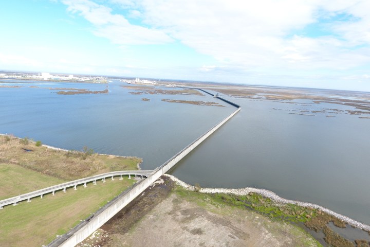 a bridge over a body of water